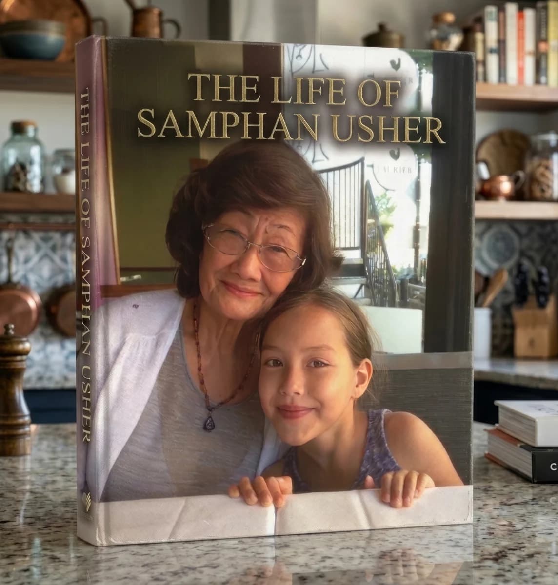 The Life of Samphan Usher, a printed SecondEcho hardcover book